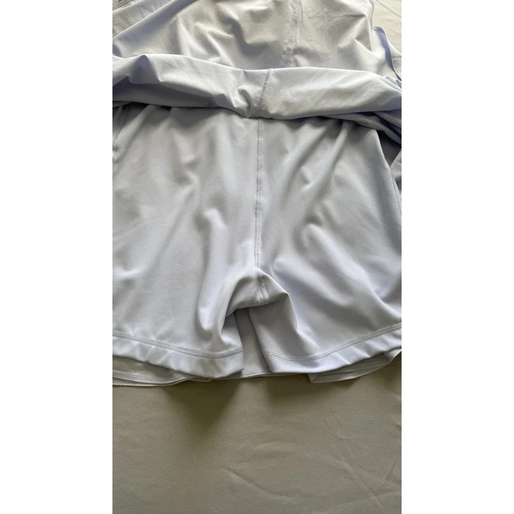 Lululemon Women's Criss Cross Back with Bra Pads Tennis Dress Light Blue Size 14
